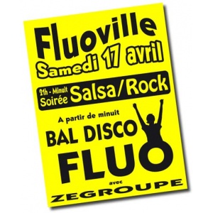 Affiches fluo A2 jaune